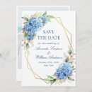 Search for purple hydrangea save the dates Modern