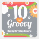 Search for peace out stickers 10th birthday