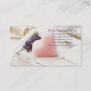 Search for soap business cards Heart