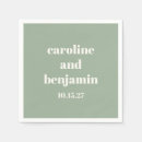 Search for mint green wedding napkins Contemporary