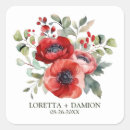 Search for red poppy flower stickers Botanical