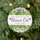 Search for rescue christmas tree decorations Tabby