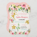 Search for unicorn fairy invitations Pink and gold