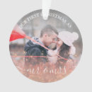 Search for 1st engaged christmas tree decorations Calligraphy