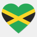 Search for heart jamaica stickers World flags