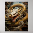 Search for yellow dragon posters Illustration