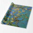 Search for blossom wrapping paper Blossoming almond tree