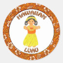 Search for yellow hibiscus flower stickers Luau