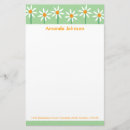 Search for daisy stationery paper Whimsical