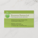 Search for waste recycling business cards Green