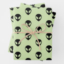 Search for aliens wrapping paper Science fiction