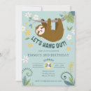 Search for sloth invitations Wild one