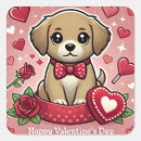 Search for puppy valentine stickers Animal