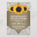Search for burlap and sunflower wedding invitations Lace
