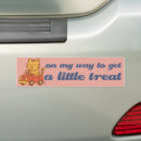 Search for treat bumper stickers Cute