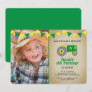 Search for yellow tractor party invitations Boy