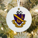 Search for embleme christmas tree decorations College business fraternity member