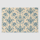 Search for blue toile tissue paper Retro