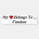 Search for fiction bumper stickers Heart