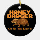 Search for badger christmas tree decorations Honey