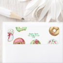Search for cookie return address labels Watercolor