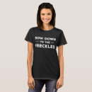 Search for freckles tshirts Ginger