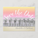 Search for sunset beach save the dates Pink