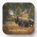 Search for moose paper plates Wildlife