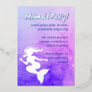 Search for watercolor mermaid invitations Fantasy