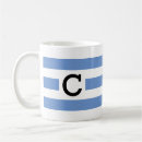 Search for light blue striped mugs White