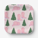 Search for modern christmas tree plates Pink