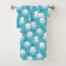 Search for polar bear bath towels Blue