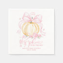 Search for pink pumpkin napkins Baby girl
