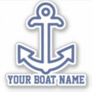 Search for blue anchor stickers Navy blue and white