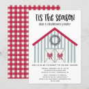 Search for barn christmas invitations Rustic