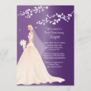 Search for amethyst bridal shower invitations Bride