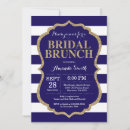 Search for navy blue bridal brunch invitations Modern