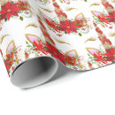 Search for unicorn holiday wrapping paper Red