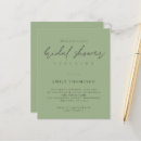 Search for sage green bridal shower invitations Contemporary