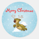 Search for cartoon deer stickers Reindeer