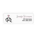 Search for sausage dog return address labels Fun