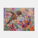 Search for hummingbird flowers doormats Garden