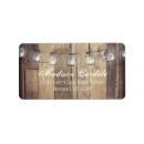 Search for fairy string lights return address labels Wood