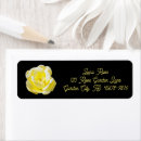 Search for yellow rose return address labels Flowers