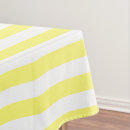 Search for white and yellow stripes tablecloths Trendy