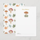 Search for mushrooms thank you cards Watercolor