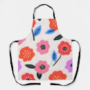 Search for flower drawing aprons Pattern