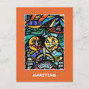 Search for funny whimsical postcards Illustration