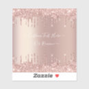 Search for blush gold wedding stickers Rose