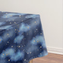 Search for blue and gold stars tablecloths Galaxy